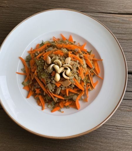 Carrot Slaw With Cashews recipe image