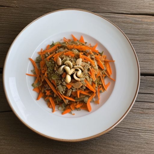 Carrot Slaw With Cashews recipe image