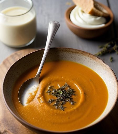 Carrot Thyme Soup recipe image