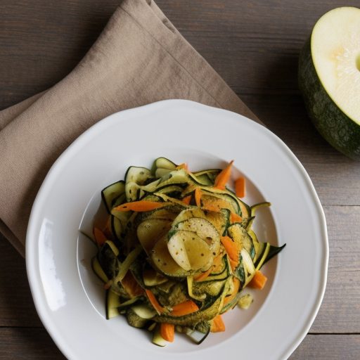 Carrot Zucchini & Potato Shreds recipe image