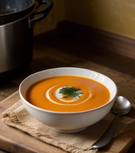 Carrot and Ginger Soup recipe image