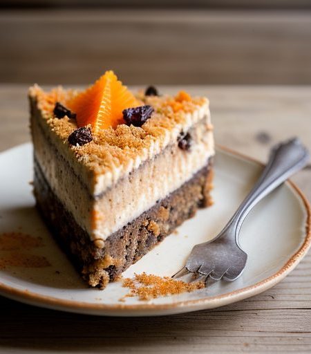 Carrot and Raisin Cheescake recipe image