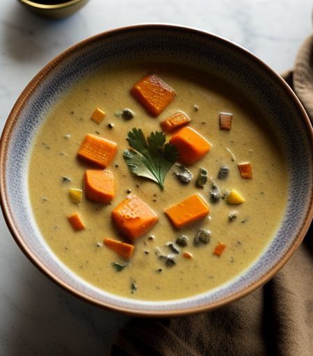 Cashew Curry Chowder recipe image