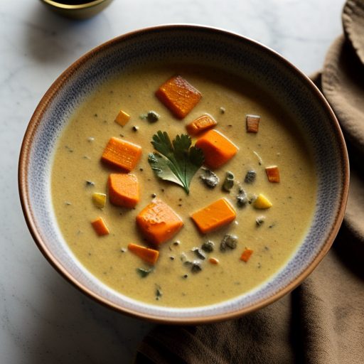 Cashew Curry Chowder recipe image