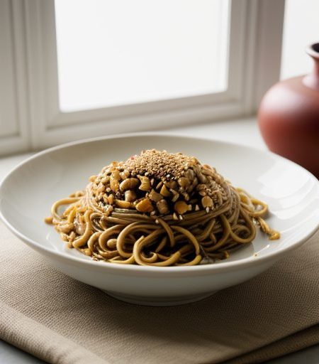 Cashew Sesame Noodles recipe image