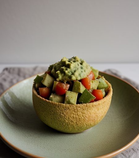 Cate's Guacamole-Tomato Cup Salad recipe image