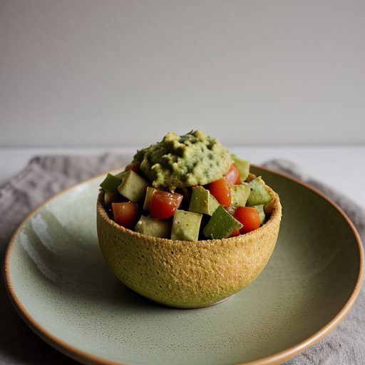 Cate's Guacamole-Tomato Cup Salad recipe image