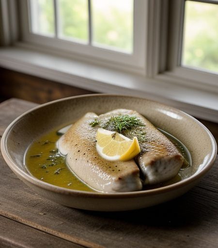 Catfish With Lemon/Butter Sauce recipe image