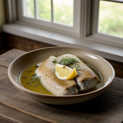 Catfish With Lemon/Butter Sauce recipe image