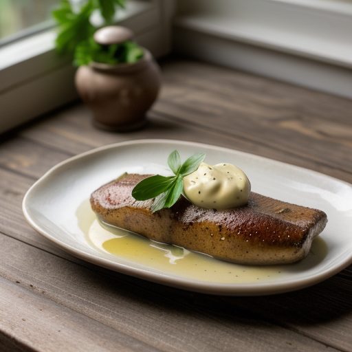 Catfish in Oyster Andouille Butter recipe image