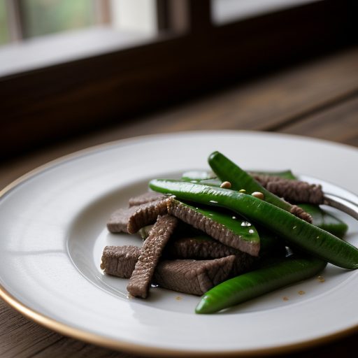 Cathe's Beef & Snow Peas recipe image