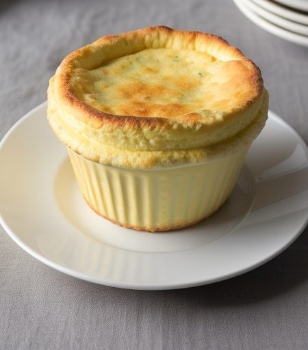 Cauliflower Cheese Souffle recipe image