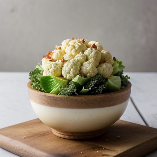 Cauliflower Lettuce Salad recipe image