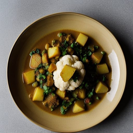 Cauliflower & Potato Curry recipe image