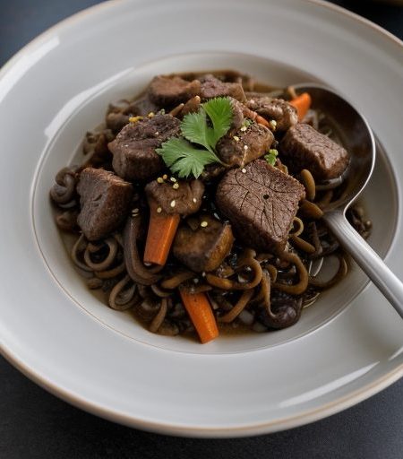 Cauliflower With Beef "Szechwan Style" recipe image