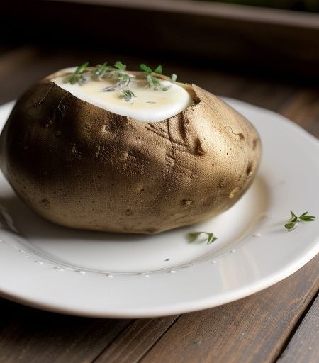 Cave & Garden Baked Potatoes recipe image