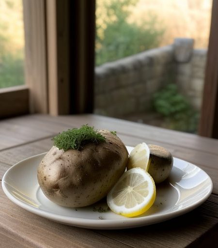Cave and Garden Baked Potatoes recipe image