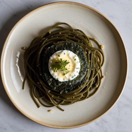 Caviar With Shallots & Olive Oil Over Pasta recipe image