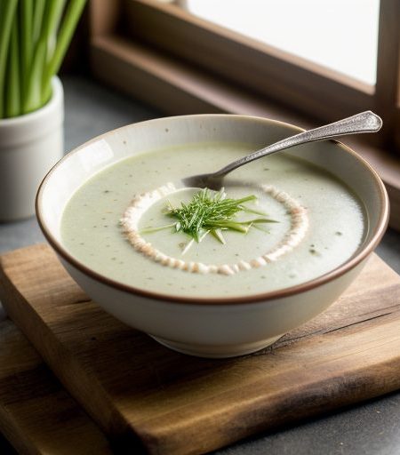 Cawl Cennin a Hufen (Leek Soup~ Creamed Wels recipe image