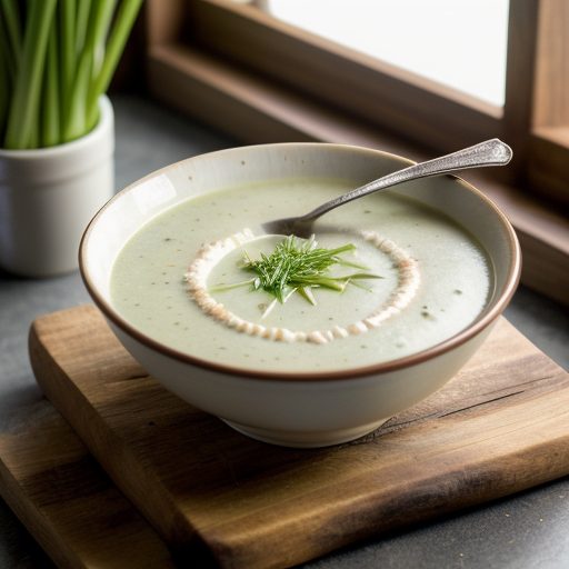 Cawl Cennin a Hufen (Leek Soup~ Creamed Wels recipe image