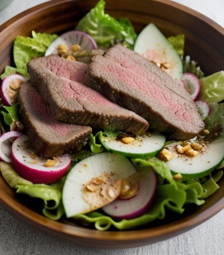 Cc-Grilled Beef and Romaine Salad Thai-Style recipe image