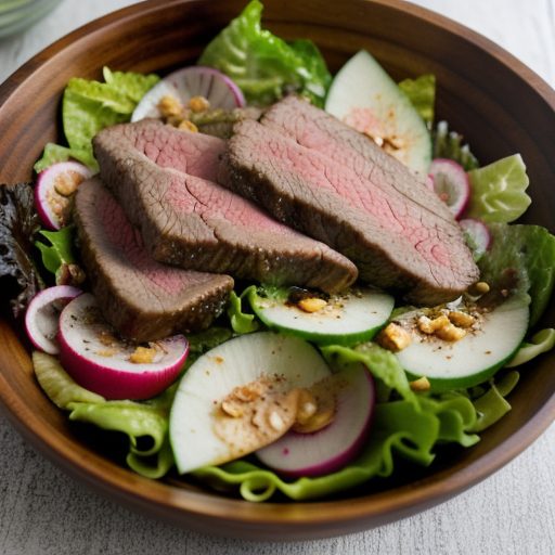 Cc-Grilled Beef and Romaine Salad Thai-Style recipe image