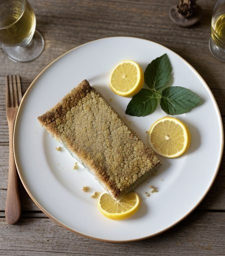 Cedar Plank Fish With Citrus Horseradish Crust recipe image