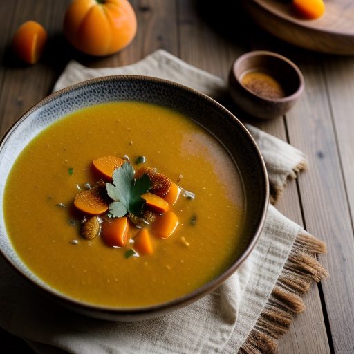Celery & Apricot Soup recipe image