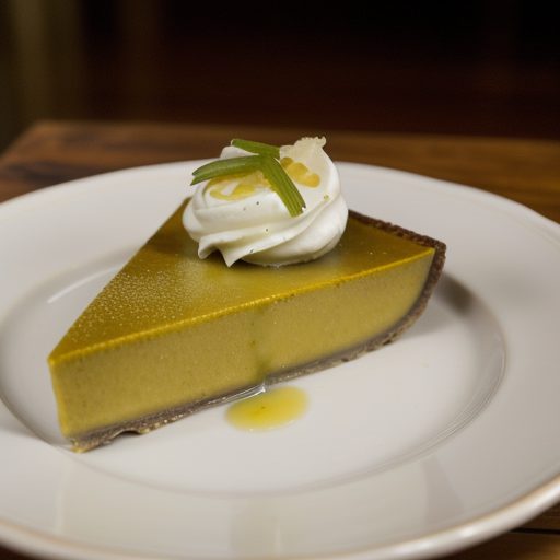 Celery Root Flan With Glazed Leeks recipe image