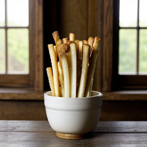 Celery Root French Fries With Remoulade Dipping Sauce recipe image