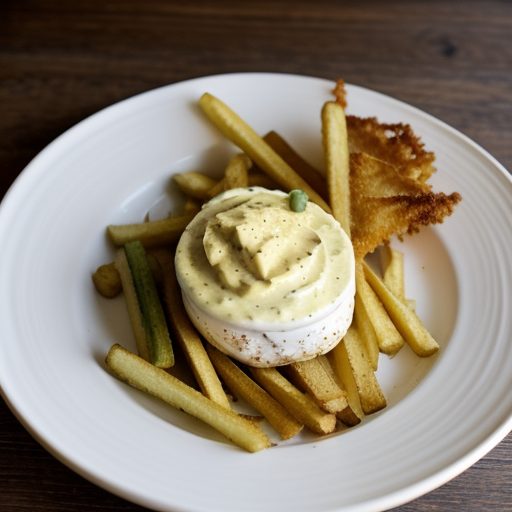 Celery Root Fries With a Crab Ravigote recipe image