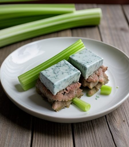 Celery Stuffed With Blue Cheese recipe image