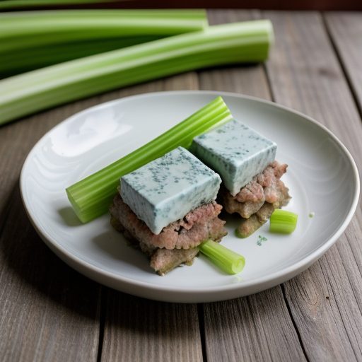 Celery Stuffed With Blue Cheese recipe image