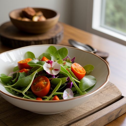 Centrefold Nasturtium Salad recipe image