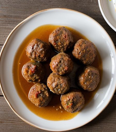 Chafing Dish Party Meatballs recipe image