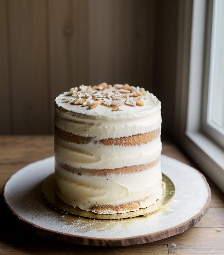 Champagne Almond Cake recipe image