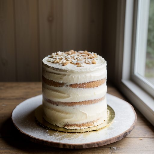 Champagne Almond Cake recipe image