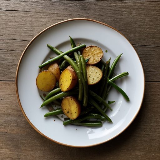 Char Flavoured Potatoes & Green Beans recipe image