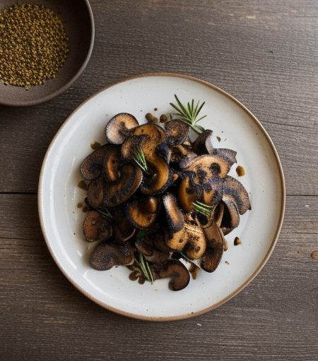 Charcoal Grilled Shiitakes recipe image