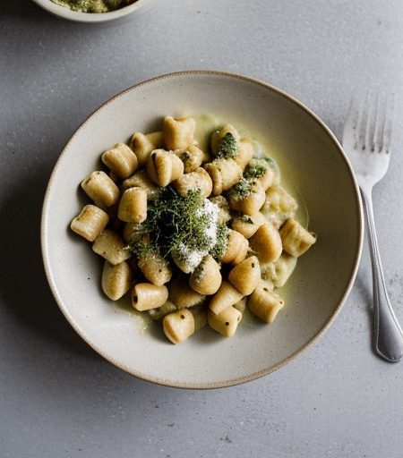 Charles Palmer's Ricotta Pesto Gnocchi recipe image