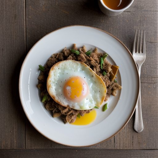 Charlet (Pork Hash With Egg recipe image