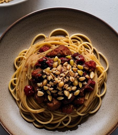 Charlton Hestons Spaghetti With Cauliflower recipe image