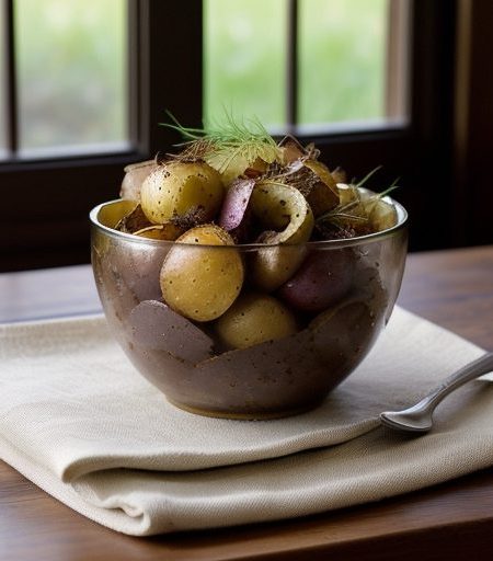 Charred New Potato & Fennel Salad recipe image