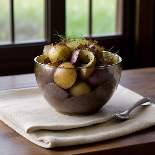 Charred New Potato & Fennel Salad recipe image