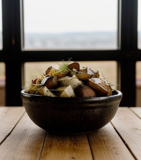 Charred New Potato and Fennel Salad recipe image