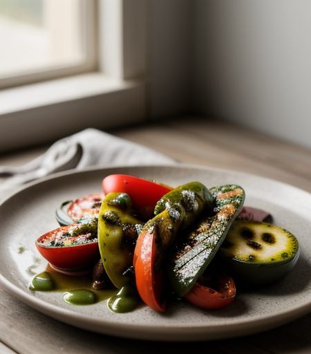 Charred Tomato Jalapeno Vinaigrette recipe image