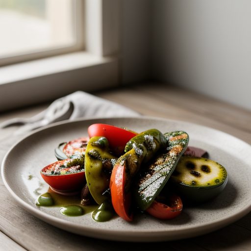 Charred Tomato Jalapeno Vinaigrette recipe image
