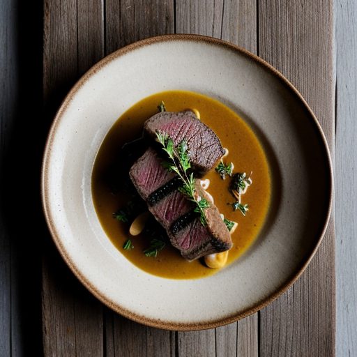 Chateaubriand With Mushroom Sauce recipe image