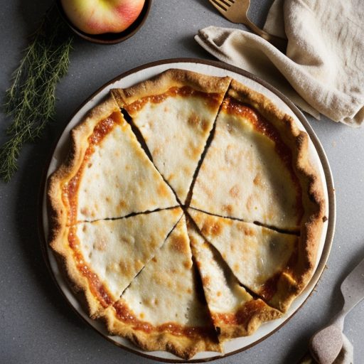 Cheddar Apple Pizza Pie recipe image