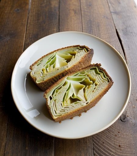 Cheddar Cabbage Wedges recipe image